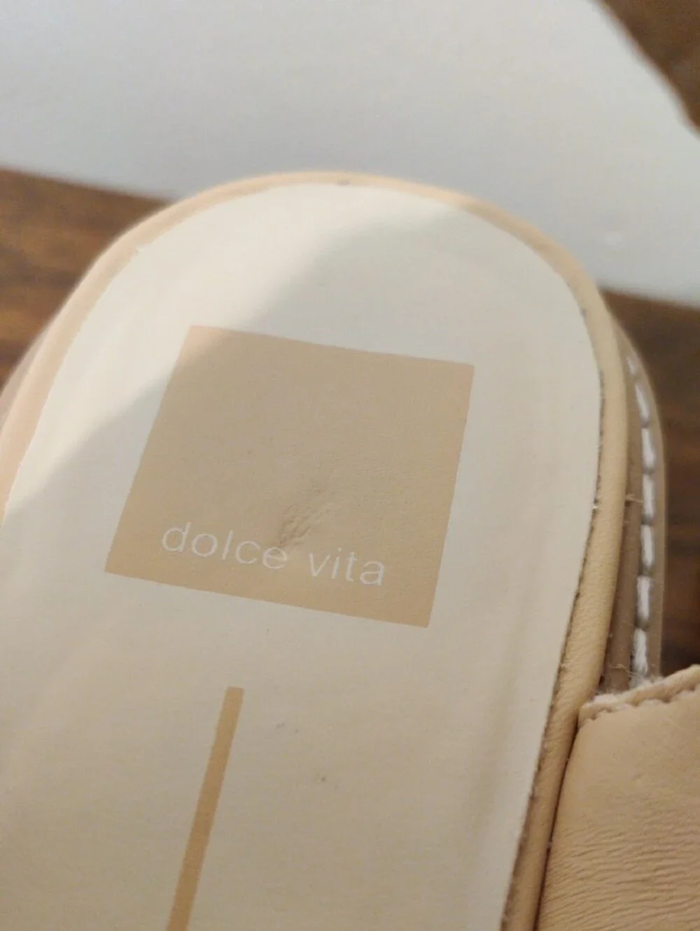 Dolce Vita Cream Woven Platform Sandals - Picture 7 of 16